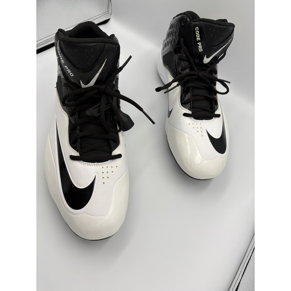 Nike Other - Size 17 Men's NIKE Black/White Football Cleats Shoes No Box